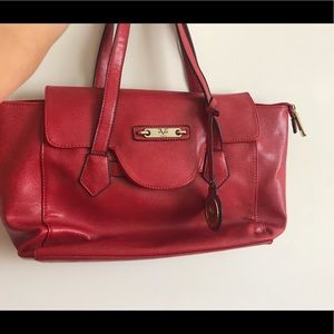 Red Versace purse